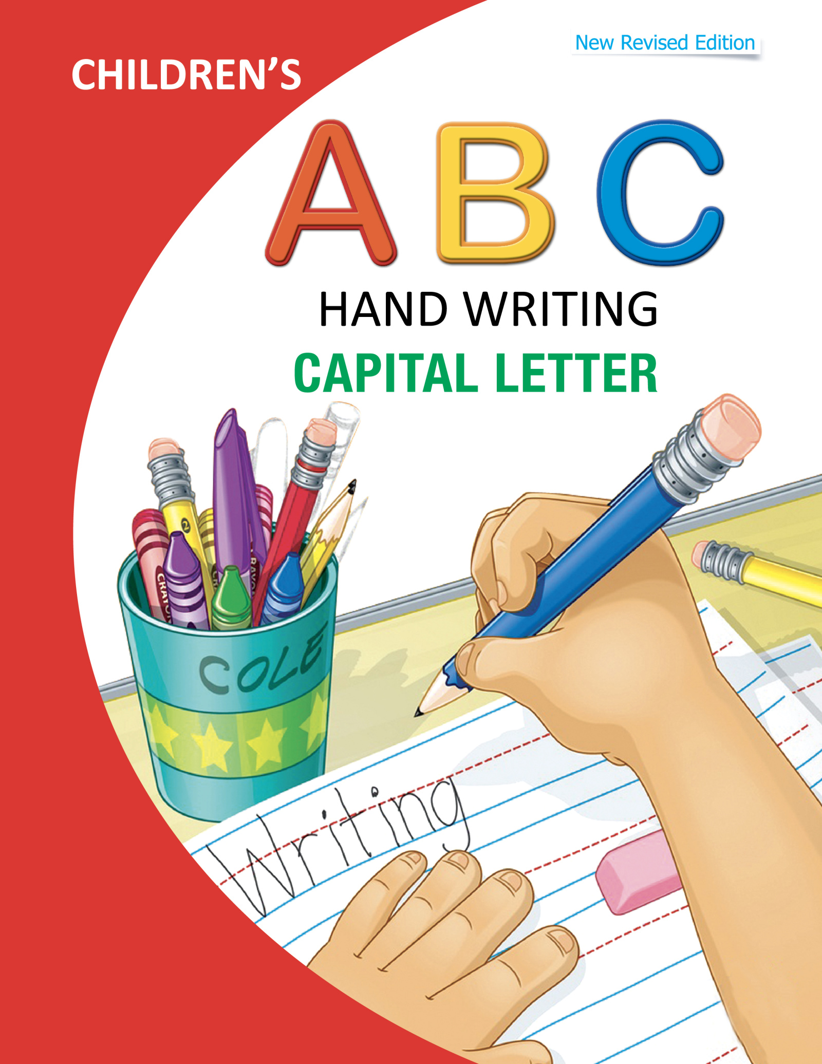 Children's A B C Hand Writing Capital Letter
