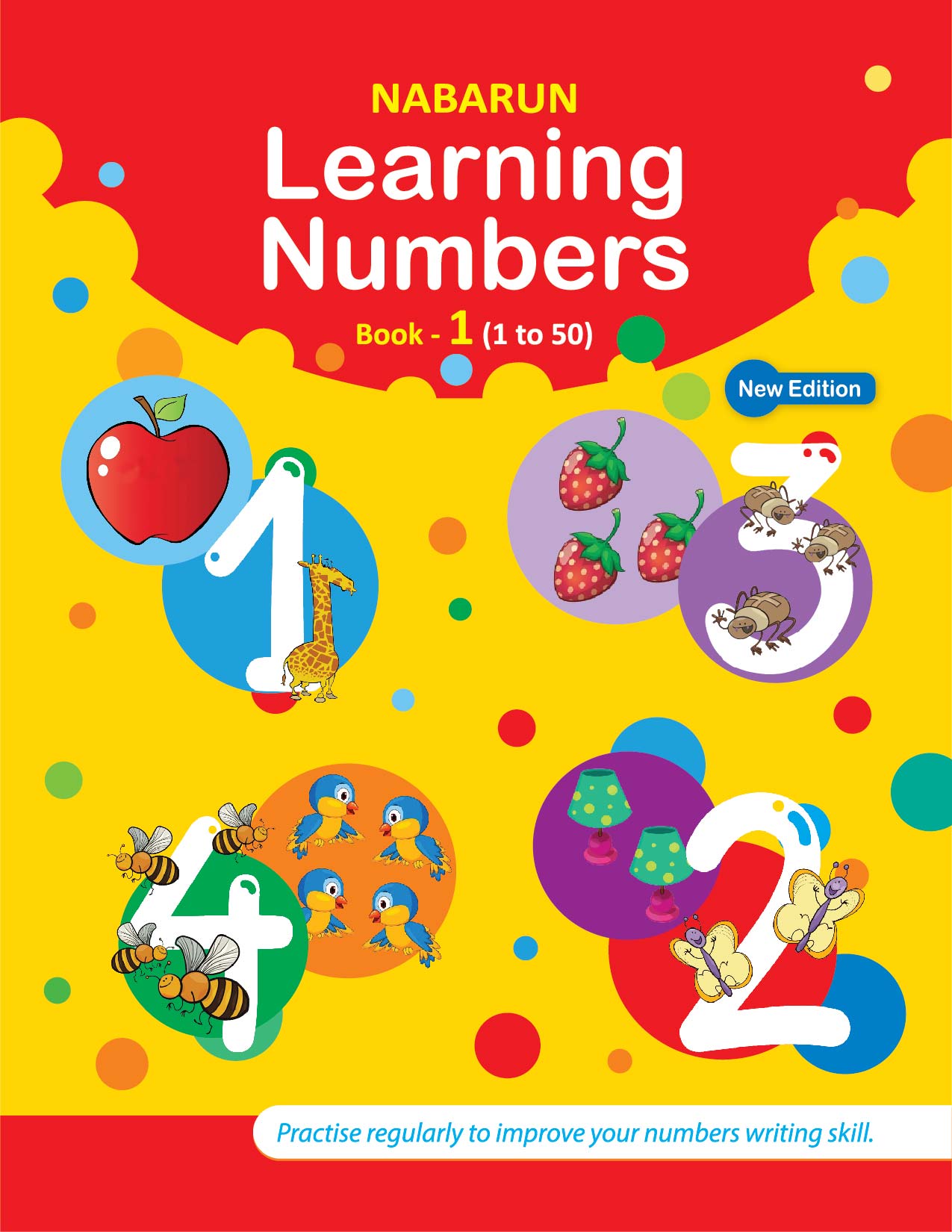 Nabarun Learning Numbers (1-50) Book-1